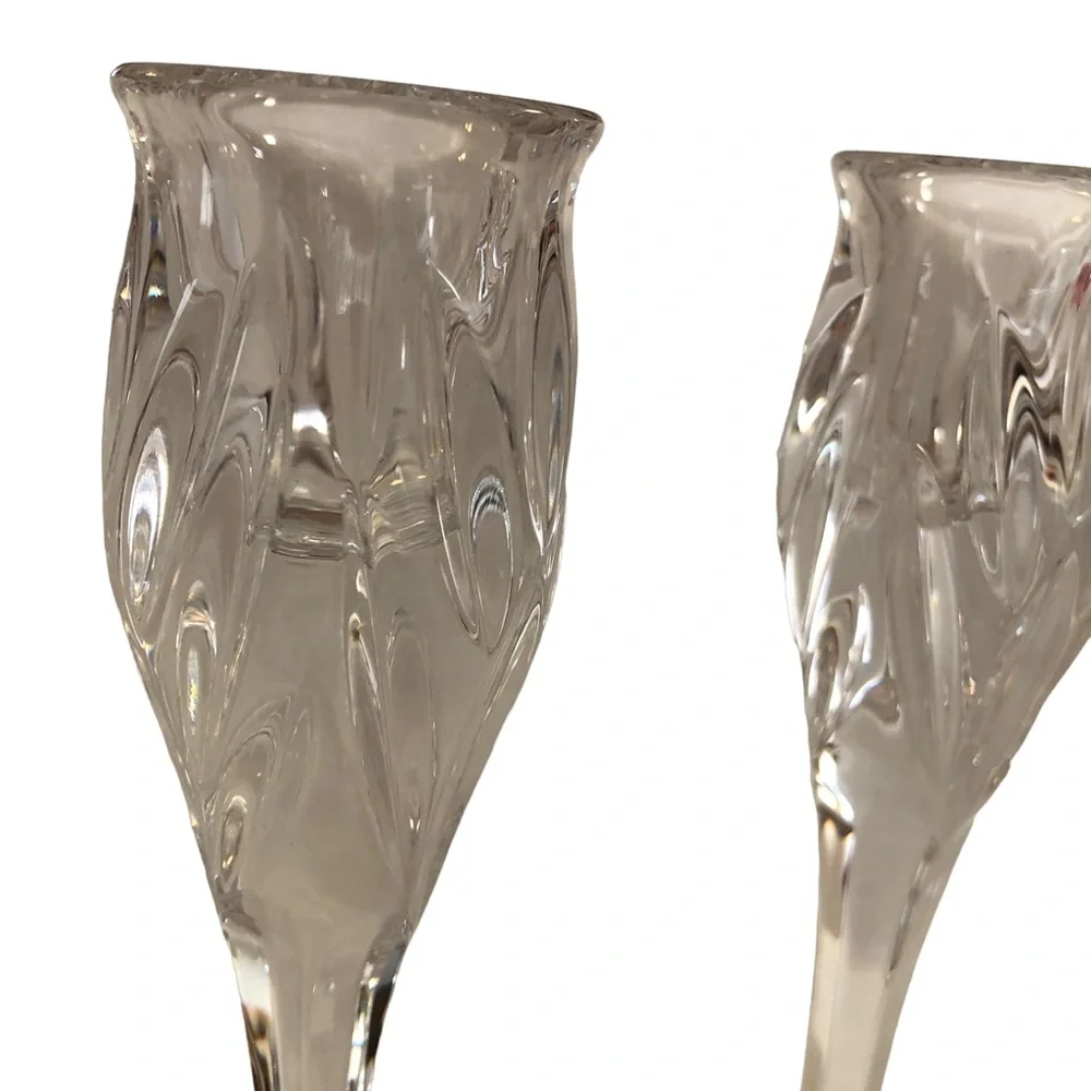 Gotham 1831 Star Blossom Full Led Crystal Candlesticks